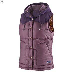 EUC Patagonia® Worn Wear Women's Bivy Hooded Vest Night Plum
